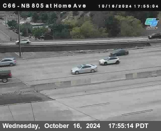 NB 805 at Home Ave (On Ramp)