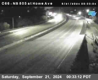 NB 805 at Home Ave (On Ramp)