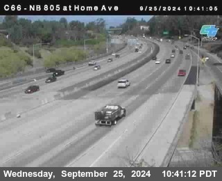 NB 805 at Home Ave (On Ramp)