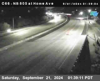 NB 805 at Home Ave (On Ramp)