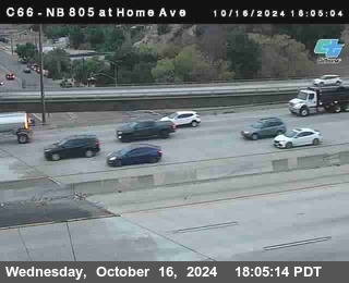 NB 805 at Home Ave (On Ramp)