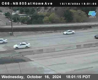 NB 805 at Home Ave (On Ramp)