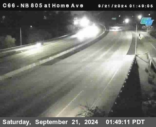 NB 805 at Home Ave (On Ramp)