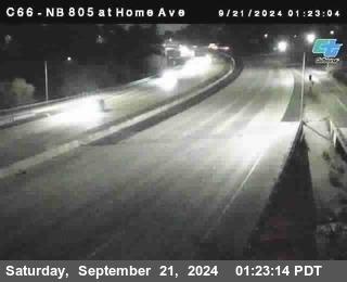 NB 805 at Home Ave (On Ramp)