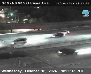 NB 805 at Home Ave (On Ramp)