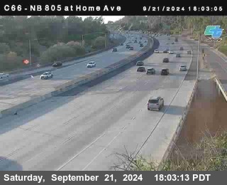 NB 805 at Home Ave (On Ramp)