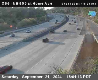 NB 805 at Home Ave (On Ramp)