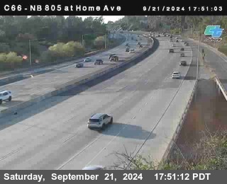 NB 805 at Home Ave (On Ramp)