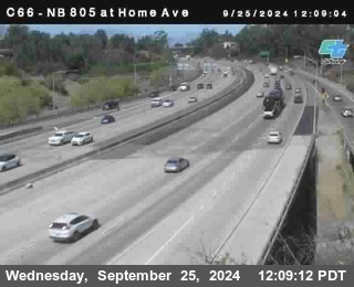 NB 805 at Home Ave (On Ramp)