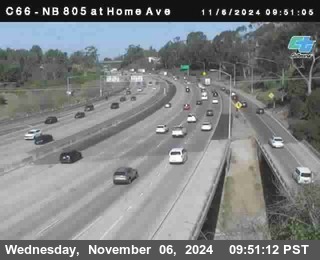 NB 805 at Home Ave (On Ramp)