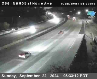 NB 805 at Home Ave (On Ramp)