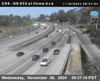 NB 805 at Home Ave (On Ramp)