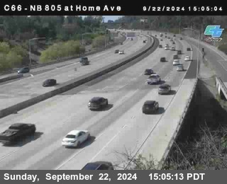 NB 805 at Home Ave (On Ramp)