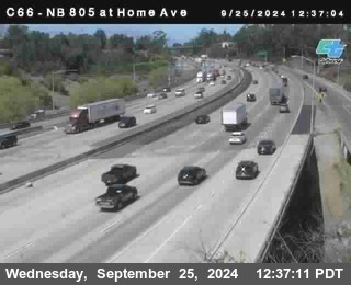 NB 805 at Home Ave (On Ramp)