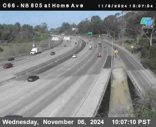 NB 805 at Home Ave (On Ramp)