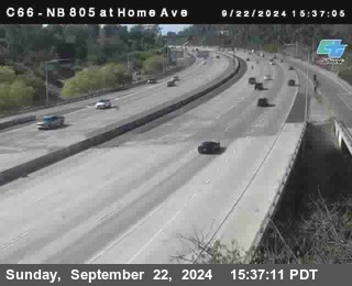 NB 805 at Home Ave (On Ramp)