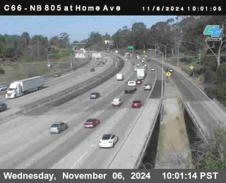 NB 805 at Home Ave (On Ramp)