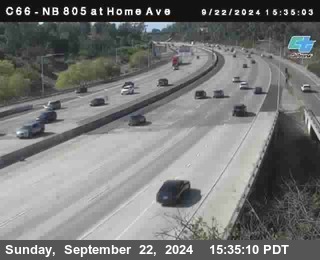 NB 805 at Home Ave (On Ramp)