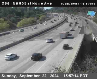 NB 805 at Home Ave (On Ramp)