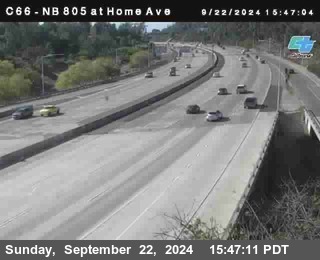 NB 805 at Home Ave (On Ramp)