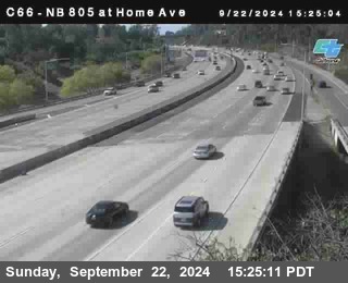 NB 805 at Home Ave (On Ramp)