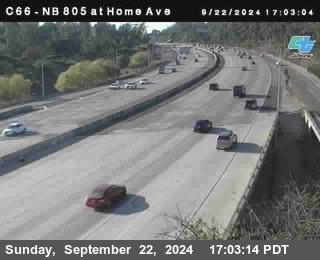 NB 805 at Home Ave (On Ramp)