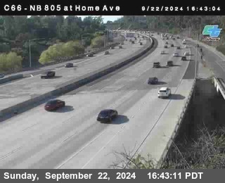 NB 805 at Home Ave (On Ramp)