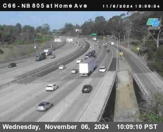 NB 805 at Home Ave (On Ramp)