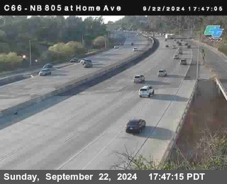 NB 805 at Home Ave (On Ramp)