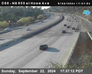 NB 805 at Home Ave (On Ramp)