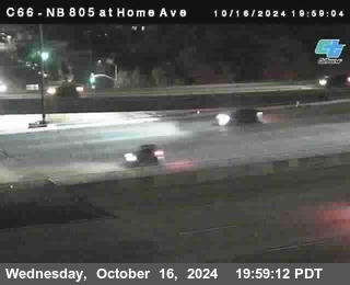 NB 805 at Home Ave (On Ramp)