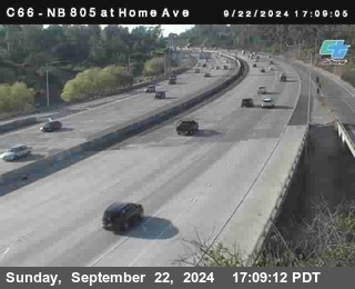 NB 805 at Home Ave (On Ramp)