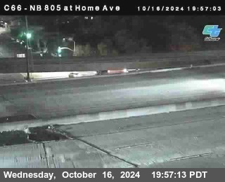 NB 805 at Home Ave (On Ramp)