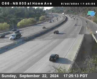 NB 805 at Home Ave (On Ramp)