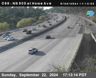 NB 805 at Home Ave (On Ramp)