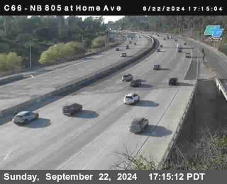 NB 805 at Home Ave (On Ramp)