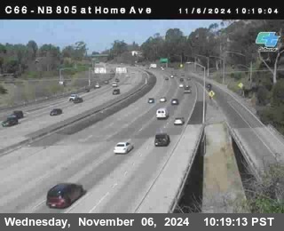 NB 805 at Home Ave (On Ramp)