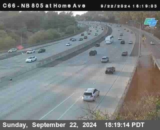 NB 805 at Home Ave (On Ramp)