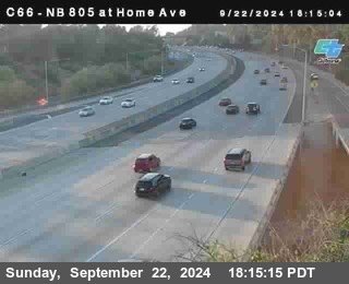 NB 805 at Home Ave (On Ramp)