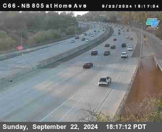 NB 805 at Home Ave (On Ramp)