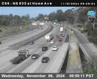 NB 805 at Home Ave (On Ramp)