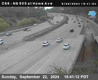 NB 805 at Home Ave (On Ramp)