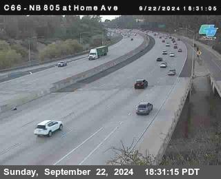 NB 805 at Home Ave (On Ramp)