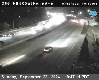 NB 805 at Home Ave (On Ramp)