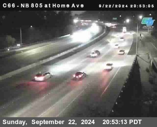 NB 805 at Home Ave (On Ramp)