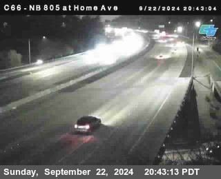 NB 805 at Home Ave (On Ramp)