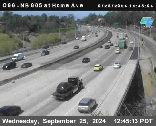 NB 805 at Home Ave (On Ramp)