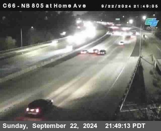 NB 805 at Home Ave (On Ramp)