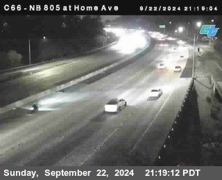 NB 805 at Home Ave (On Ramp)