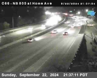 NB 805 at Home Ave (On Ramp)